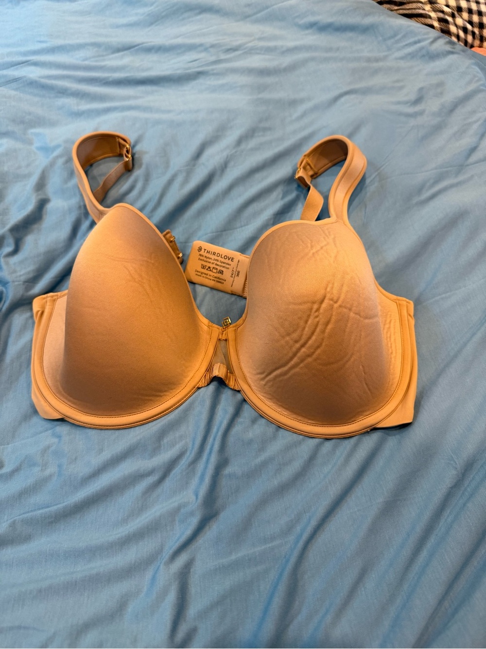 ThirdLove Beige T-Shirt Bra - Smooth Molded Cups